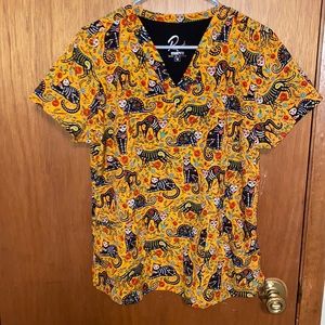 scrubs/ cute halloween top